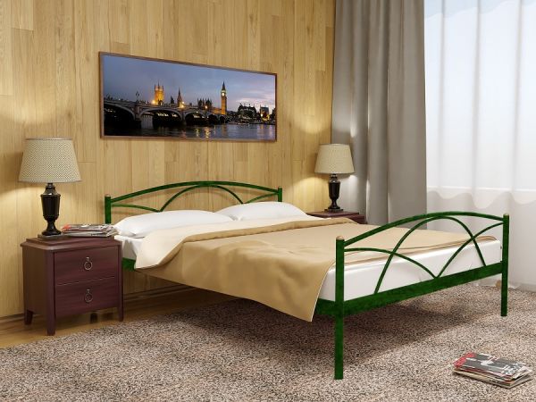 

Кровать Palermo-2 Метакам Шагрень зеленая 180х190