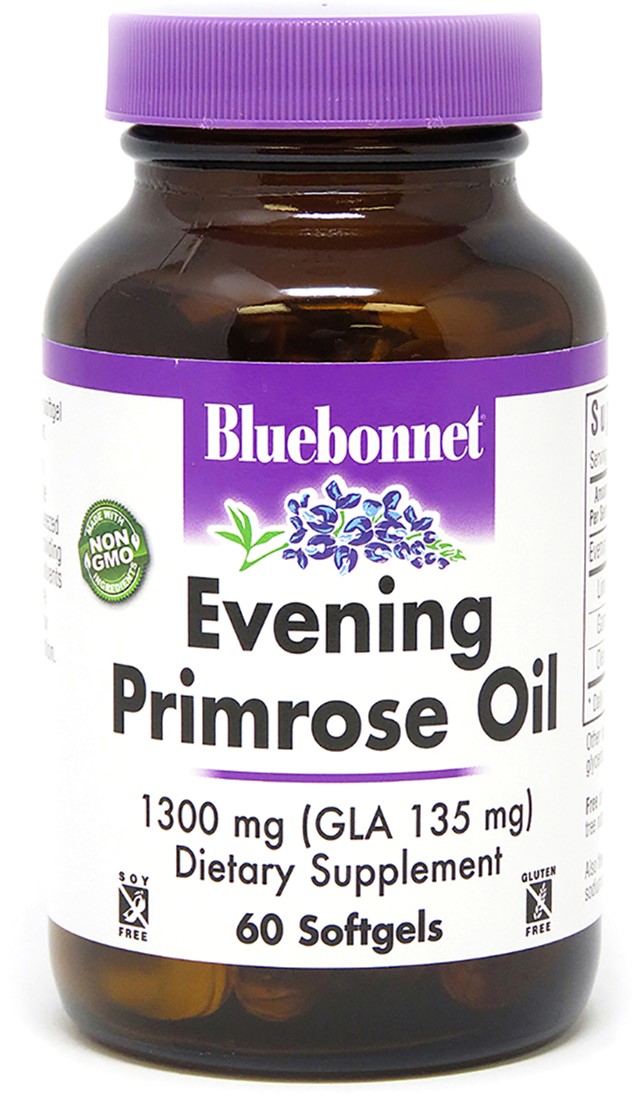 

Масло Примулы Вечерней 1300 мг Bluebonnet Nutrition 60 желатиновых капсул (743715009219)