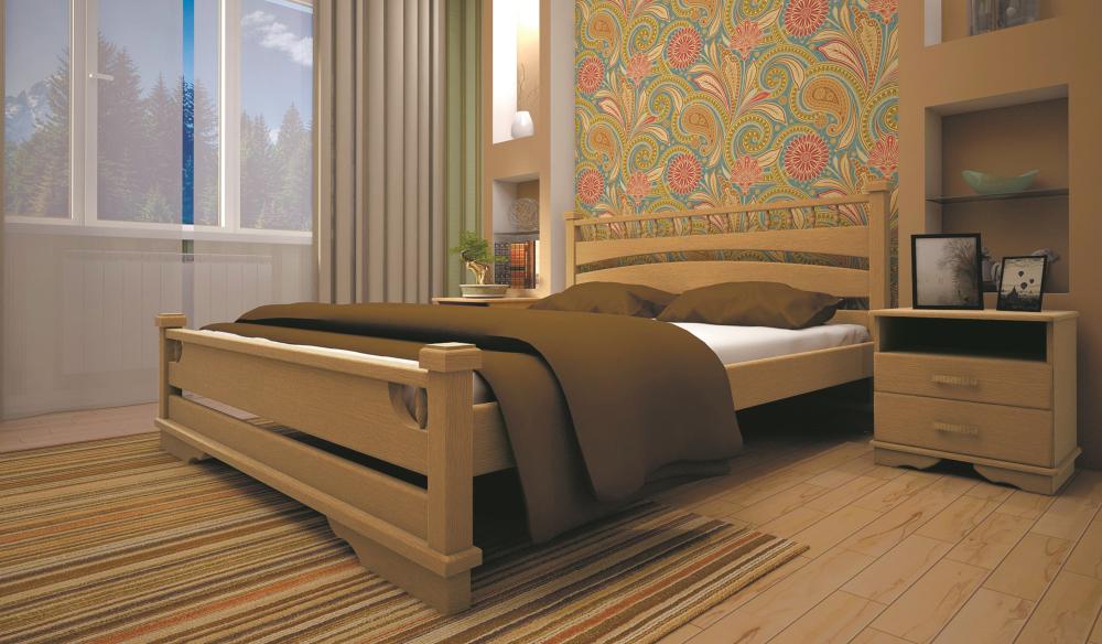 

Кровать ТИС АТЛАНТ 1 90*190 бук Лак Ольха