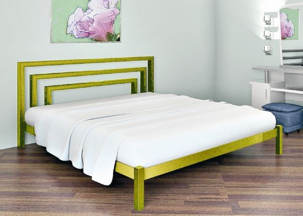 

Кровать Brio-1 Метакам Желтый 120х200