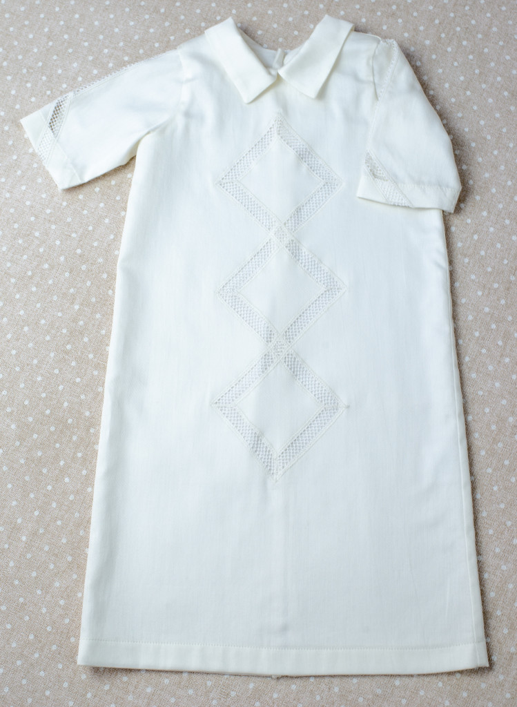 

Крестильная рубашка Pusha PSH8 silk ivory 56-62 см.