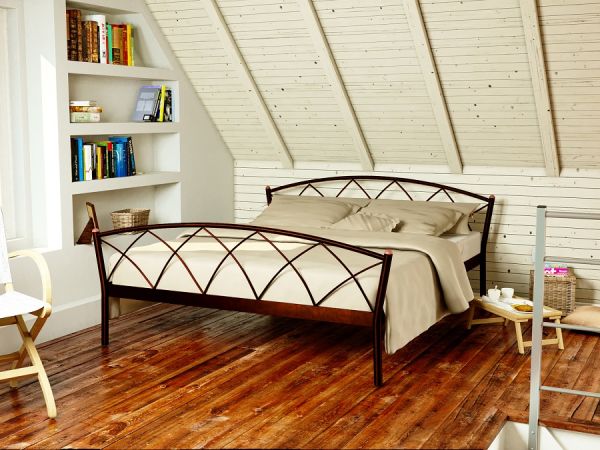 

Кровать Jasmine-2 Метакам Шагрень медь 180х190
