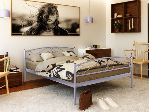 

Кровать Verona-2 Метакам Алюминий 120х200