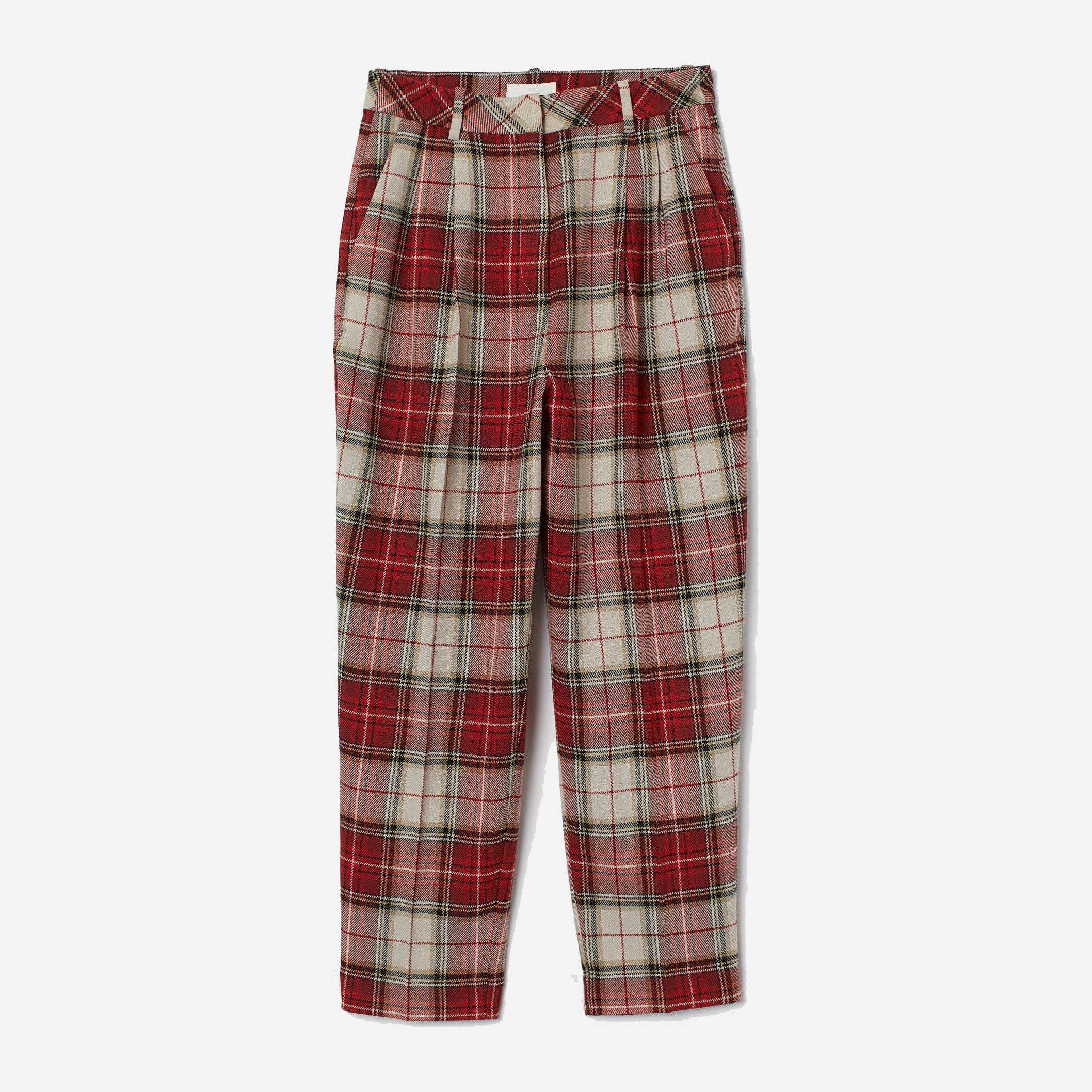 

Брюки H&M 7805100sm  Красные с бежевым, Брюки H&M 7805100sm 42 Красные с бежевым