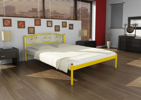 

Кровать Darina-1 Метакам Желтый 160х190