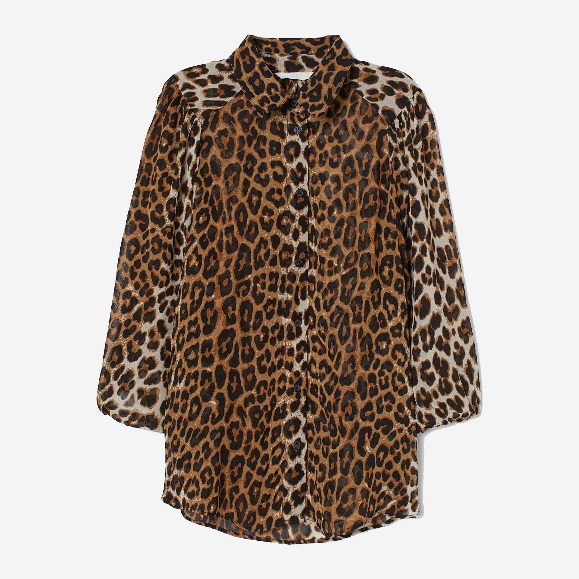 

Рубашка H&M 8591531sm M Бежевая с черным