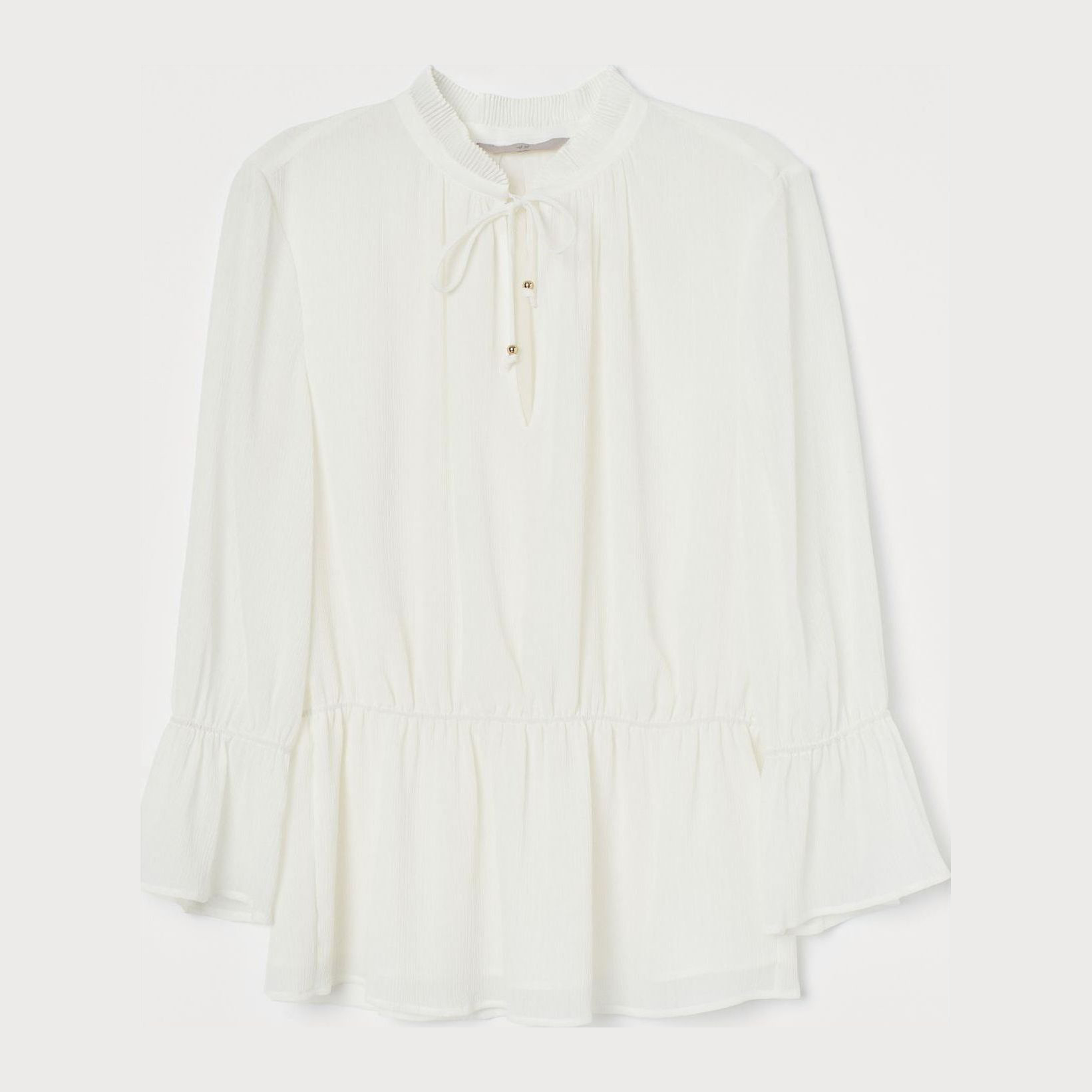 

Блузка H&M 8681611sm  Молочная, Блузка H&M 8681611sm 42 Молочная