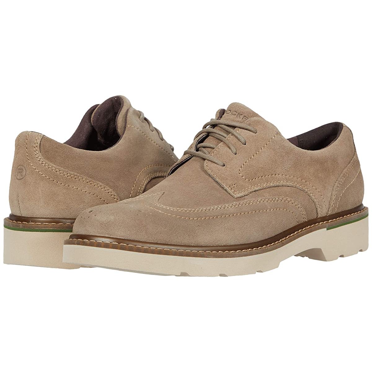 

Туфли оксфорды Rockport Charlee Wing Tip Sand Suede, 41 (260 мм)