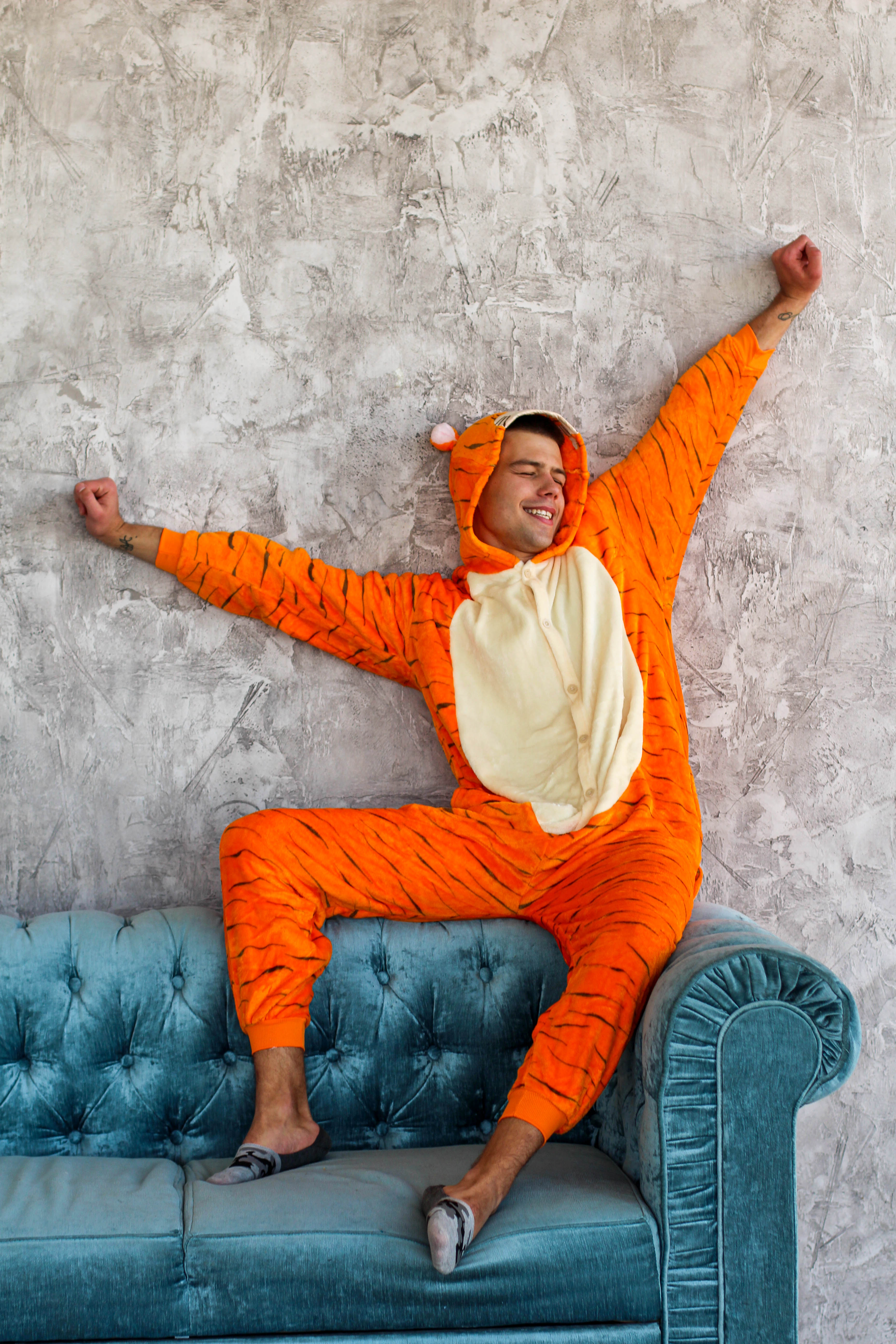 

Пижама кигуруми Funny Mood Тигр XL Оранжевая