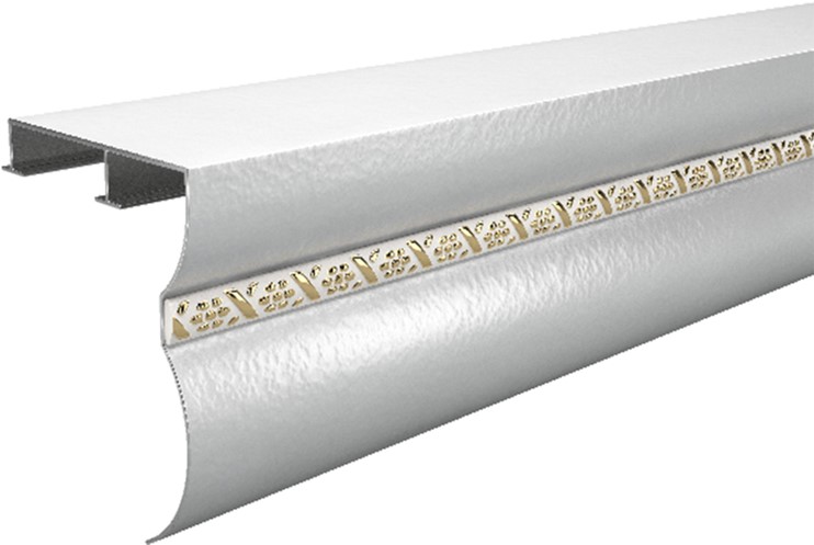 

Карниз алюминиевый Алюпро ПАС-3170 45х60 Лайт 3 м двухрядный (с комплектом фурнитуры) (Н0000023876)