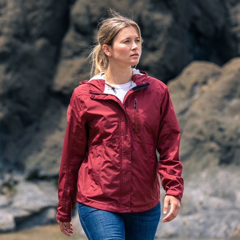 

Женская тактическая мембранная куртка 5.11 WOMENS AURORA SHELL JACKET, Sangria 38077 Medium