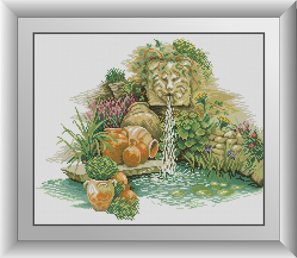 

Набор алмазной живописи Dream Art Фонтан и амфоры