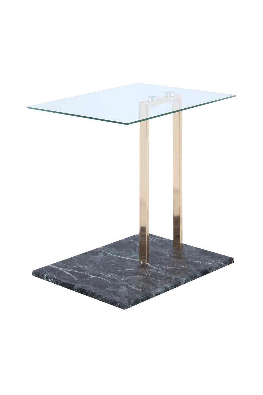 

Журнальный столик Kayoom Quadro SM225 Clear/Gold/Blackmarble