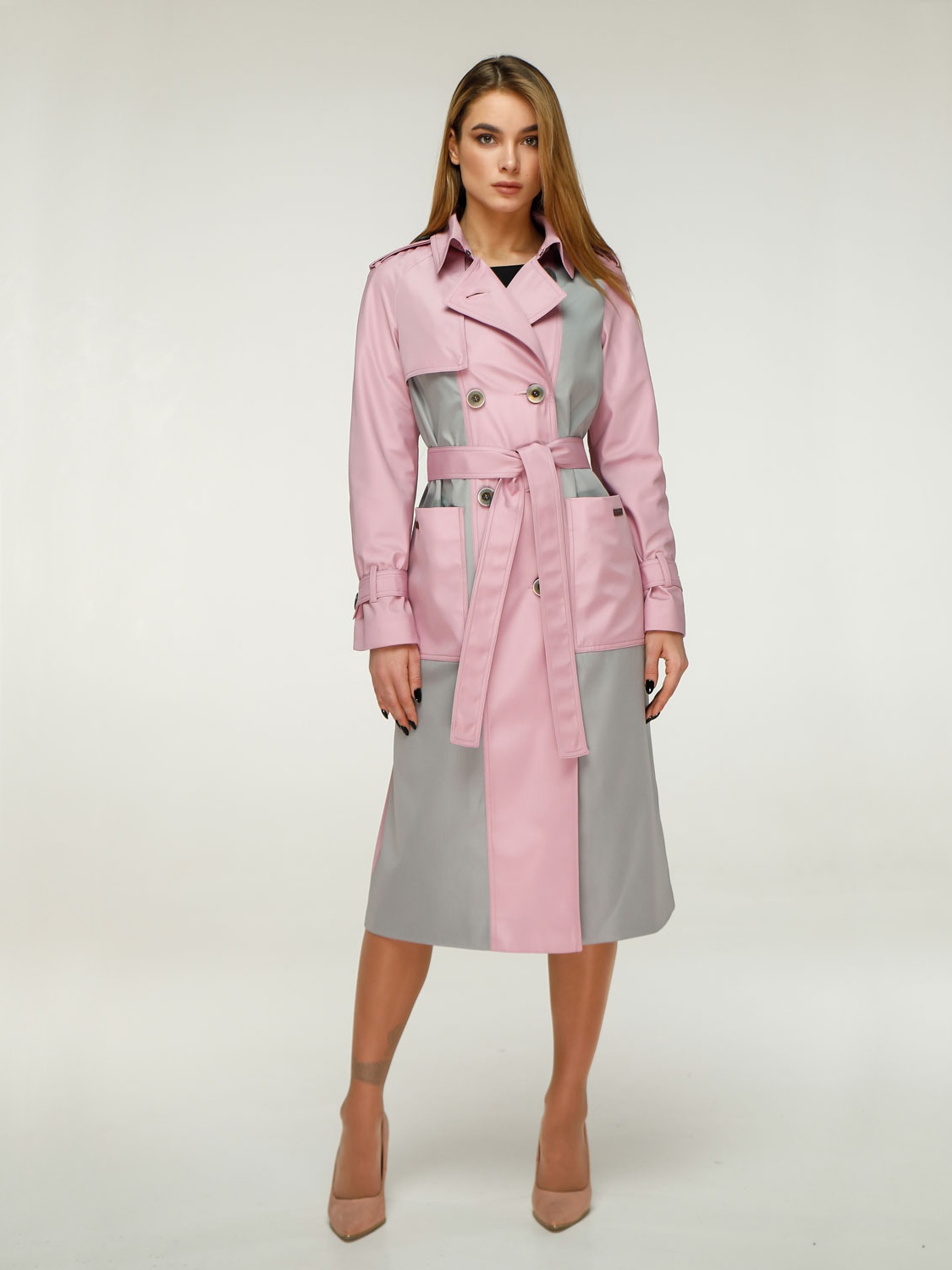 

Тренч Favoritti В-1269 МФ 102032  Розовый, Тренч Favoritti В-1269 МФ 102032 54 Розовый