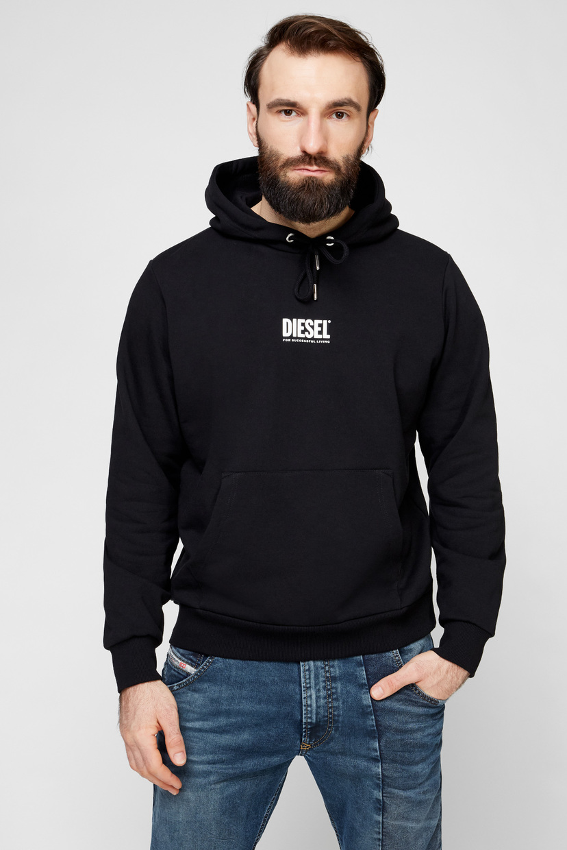 

Мужское черное худи GIRK HOOD SMALLOGO SWEA Diesel XL A02313 0BAWT
