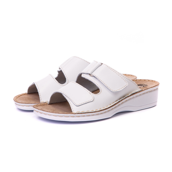 

Шлепанцы женские BOX WHITE 16020 Mubb Кожа 38 Белый (2280-23550)