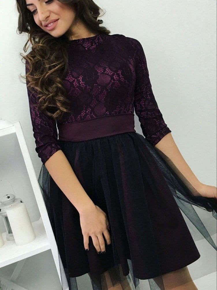 

Платье Jaklin 7767  Марсала, Платье Jaklin 7767 M Марсала