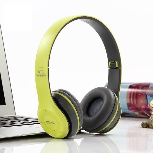 

Беспроводные наушники SmartUs Wireless P-47 Bluetooth MicroSD FM Радио Желтый