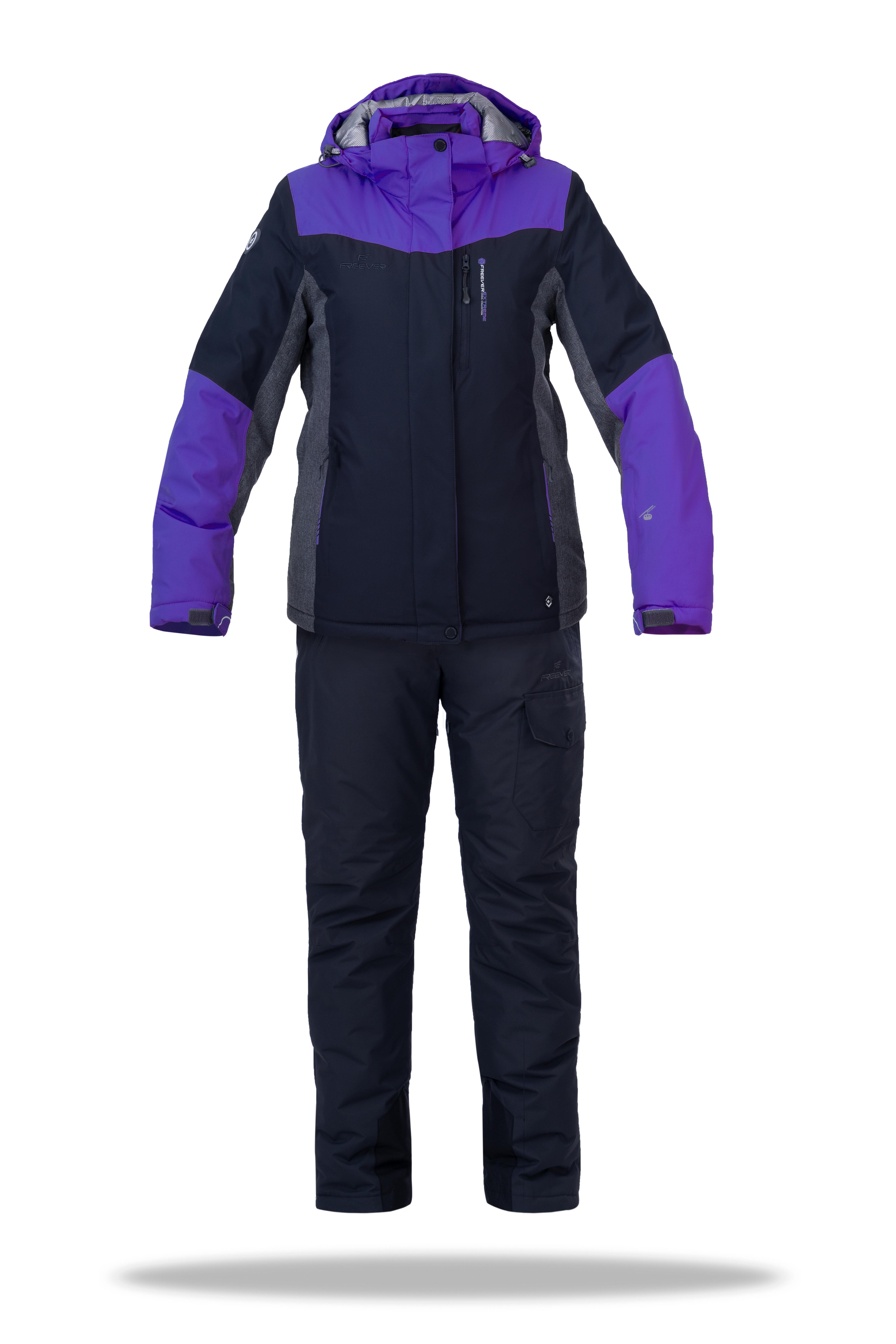

Женский лыжный костюм FREEVER 11622-82K фиолетовый L