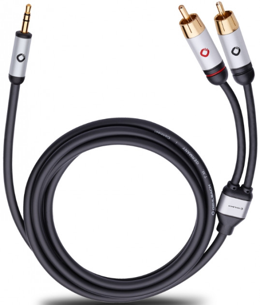 

Аудио кабель 3.5 Jack-2xRCA Oehlbach i-Connect J-35 R 300 Black