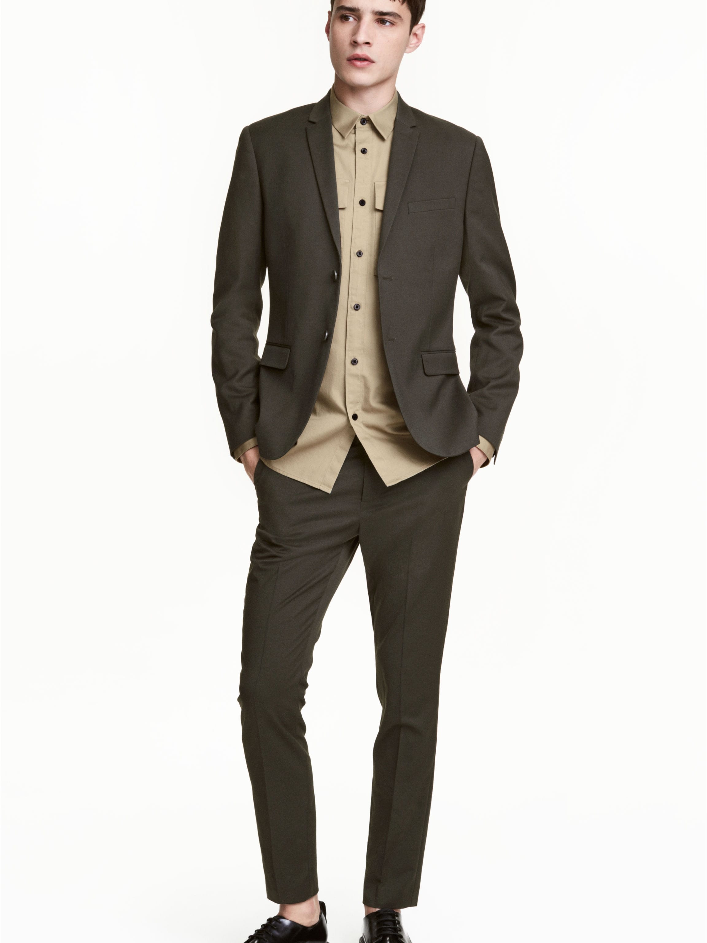

Брюки H&M 4525165-ACXO 54 Темно-зеленые