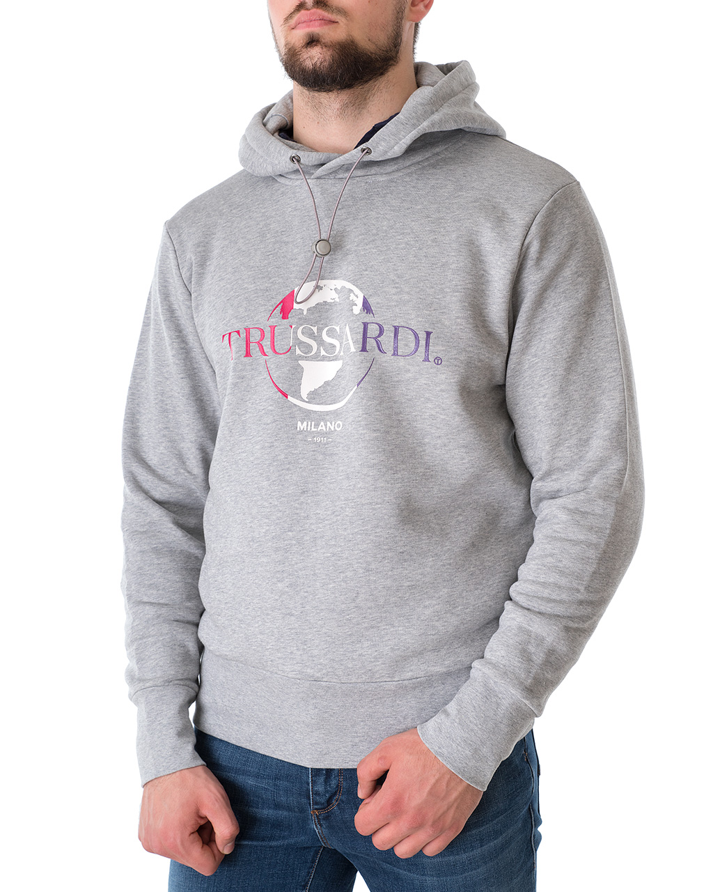 

Худі чоловічий TRUSSARDI JEANS (52F00165-1T005222-E210/21-2) Сірий XXL