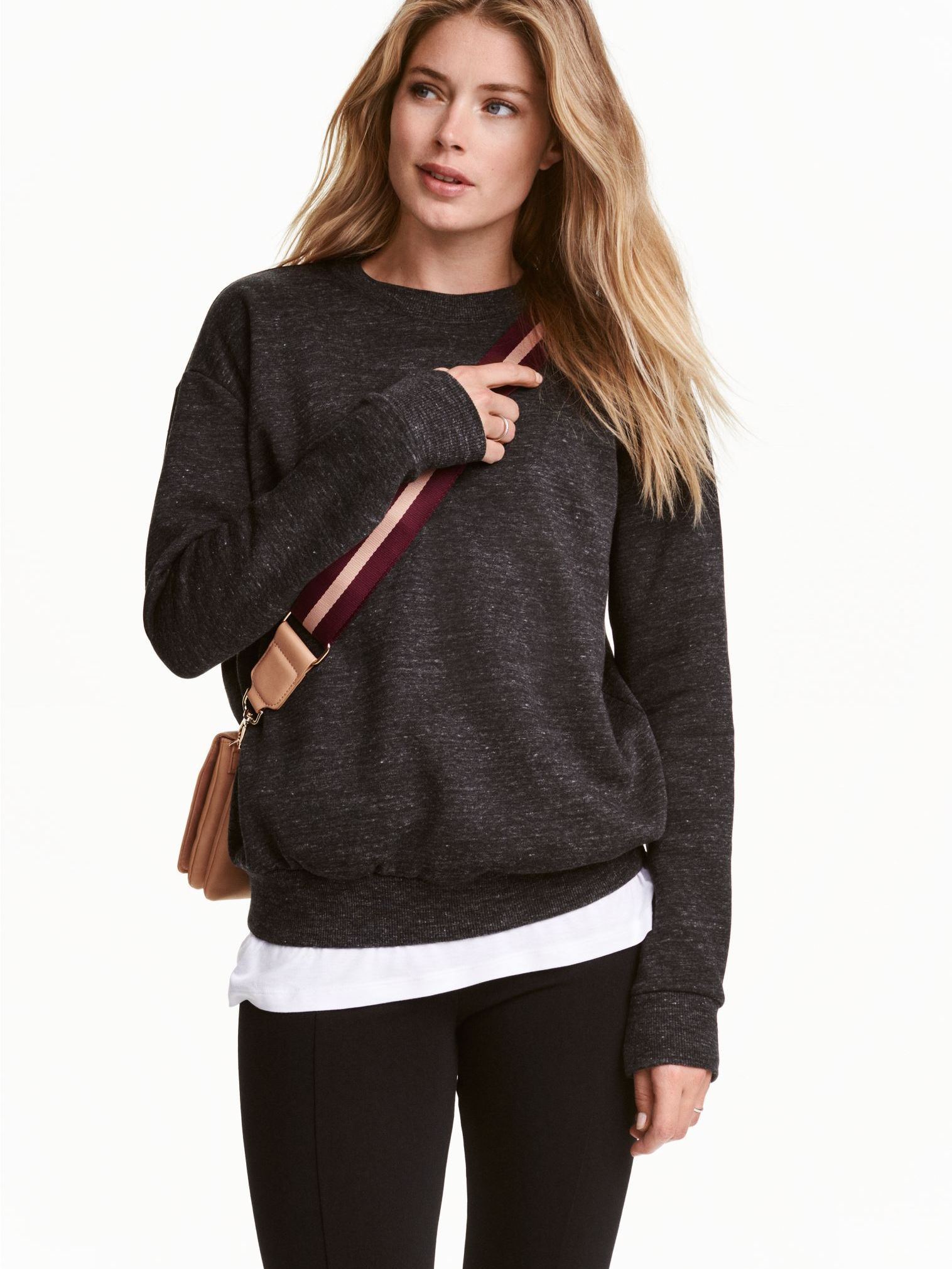 

Свитшот H&M 27861670  Темно-серый, Свитшот H&M 27861670 XS Темно-серый