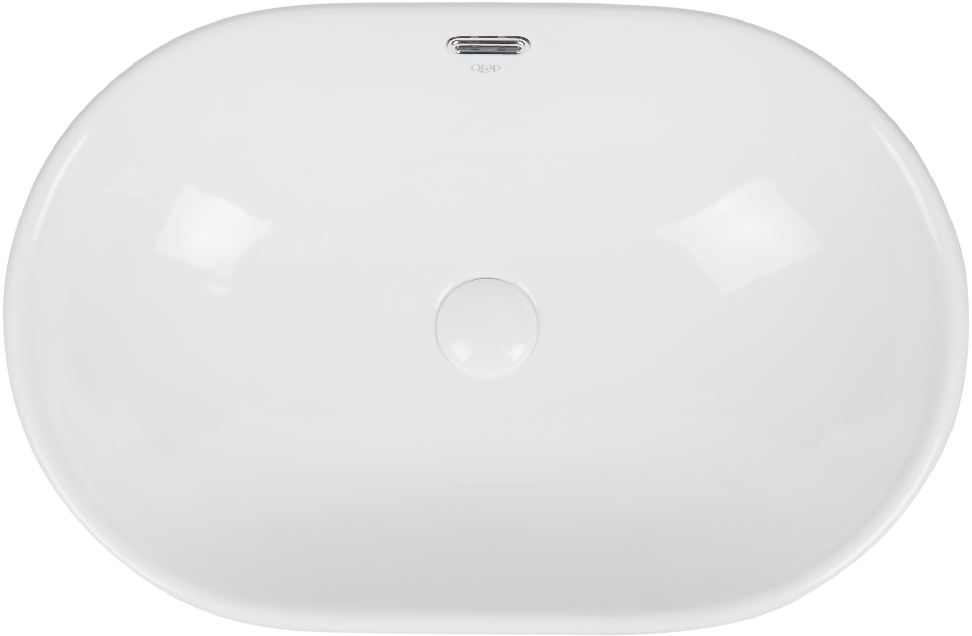 

Раковина QTAP Leo QT11114028W с донным клапаном