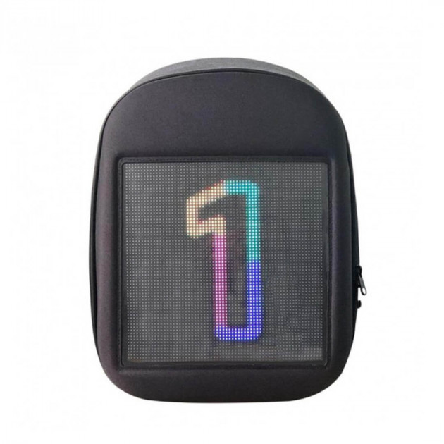 

Рюкзак со светодиодным экраном 15.6' UFT LED Bag Gray унисекс 0.9 кг 44 х 35 х 13 см 5 л любой рисунок (UFTledbagGray)