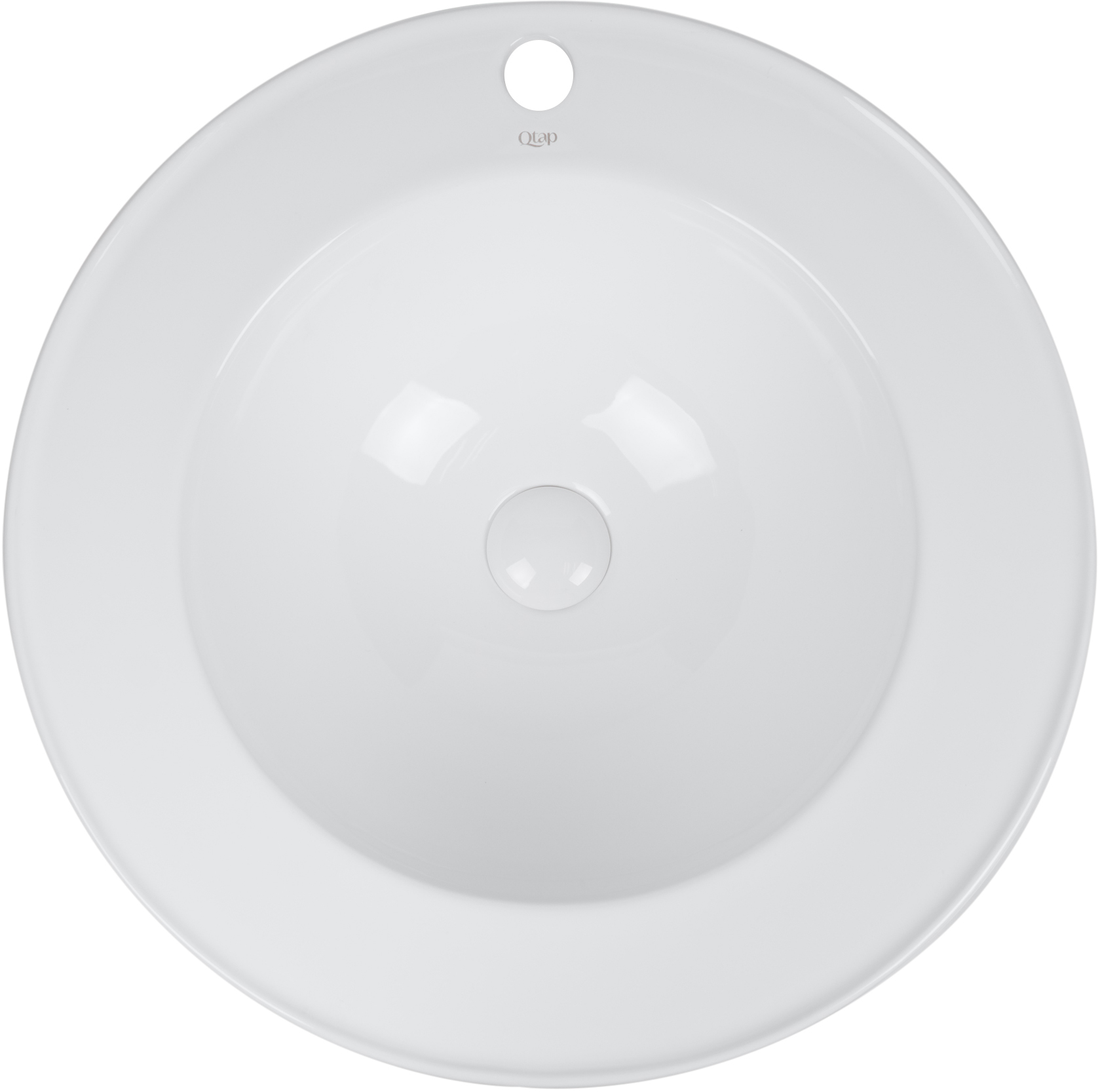 

Раковина QTAP Stork QT15116048W с донным клапаном