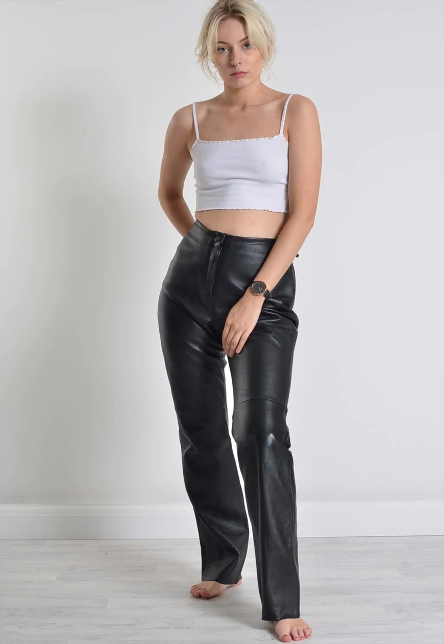 

Штаны кожаные House of Fraser 48р USA14  20-00236, Штаны кожаные House of Fraser 48р USA14 M 20-00236