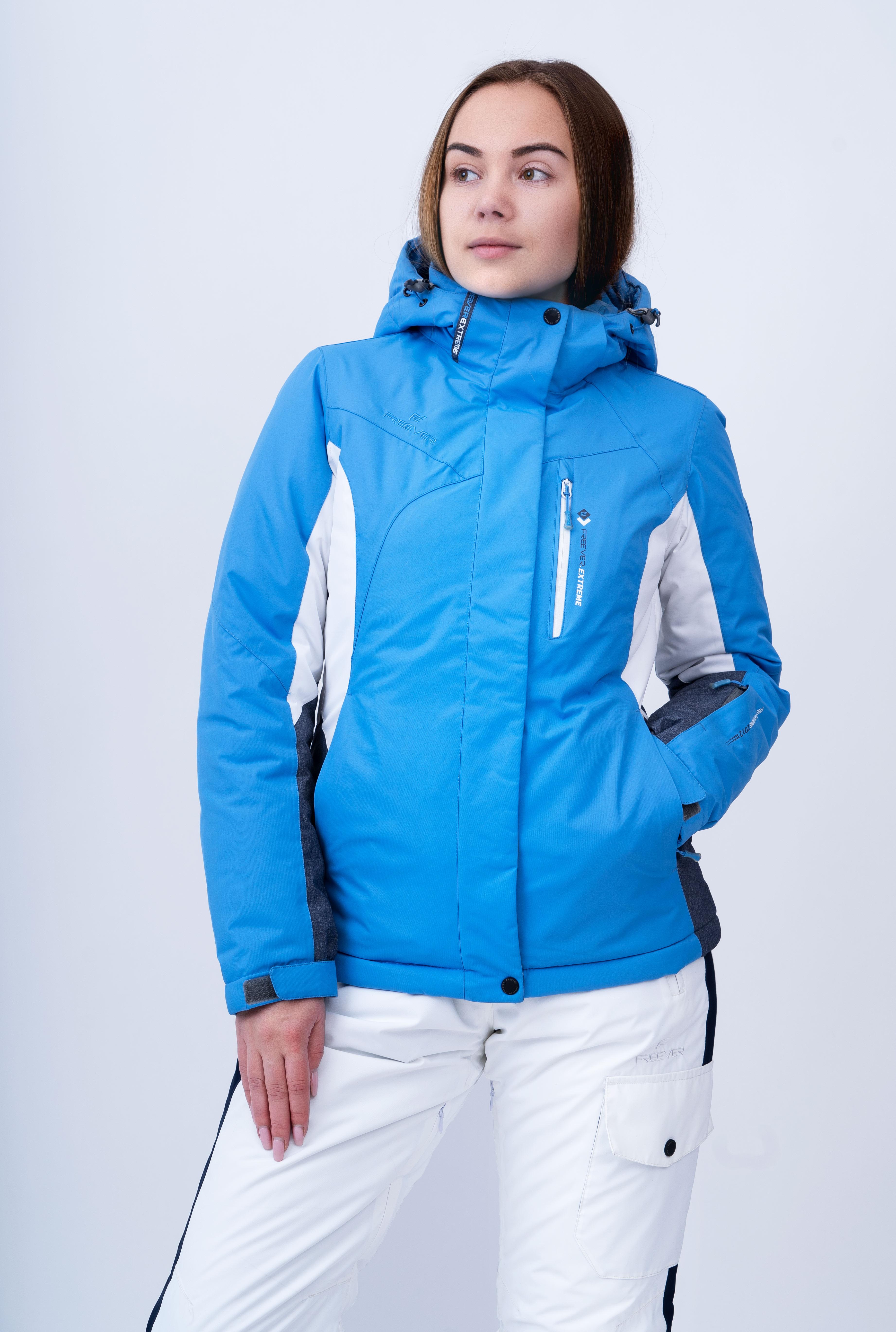 

Горнолыжная куртка женская Freever GF 8260 голубая S