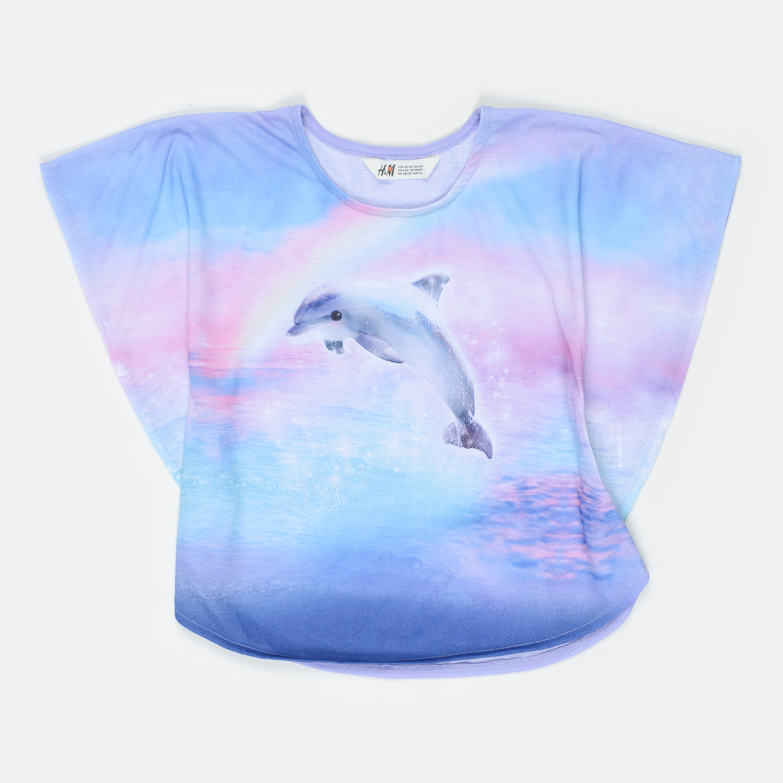 

Футболка H&M 203-521474 110-116 см Фиолетовая