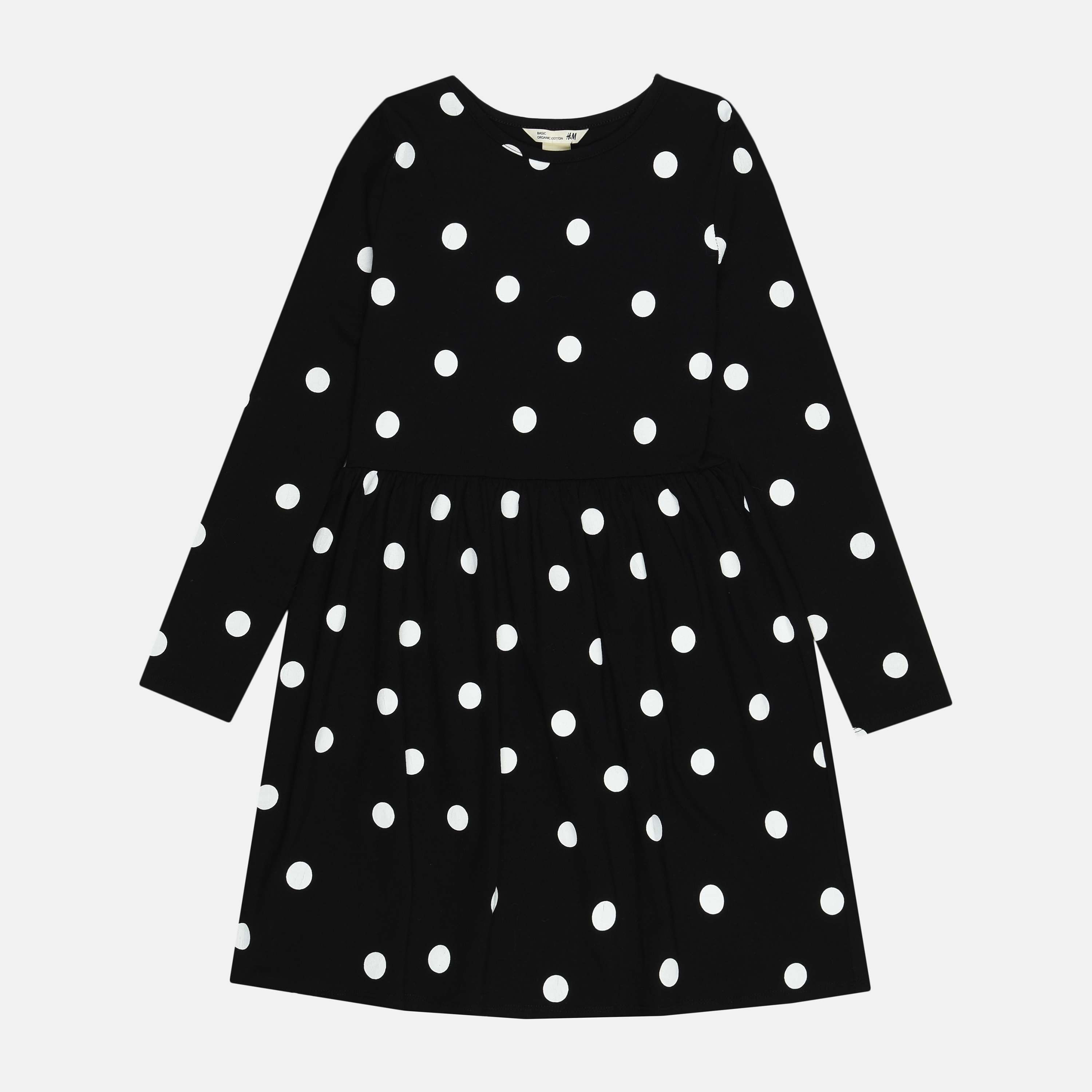 

Платье H&M 403-9280982 140 см Черное в горох