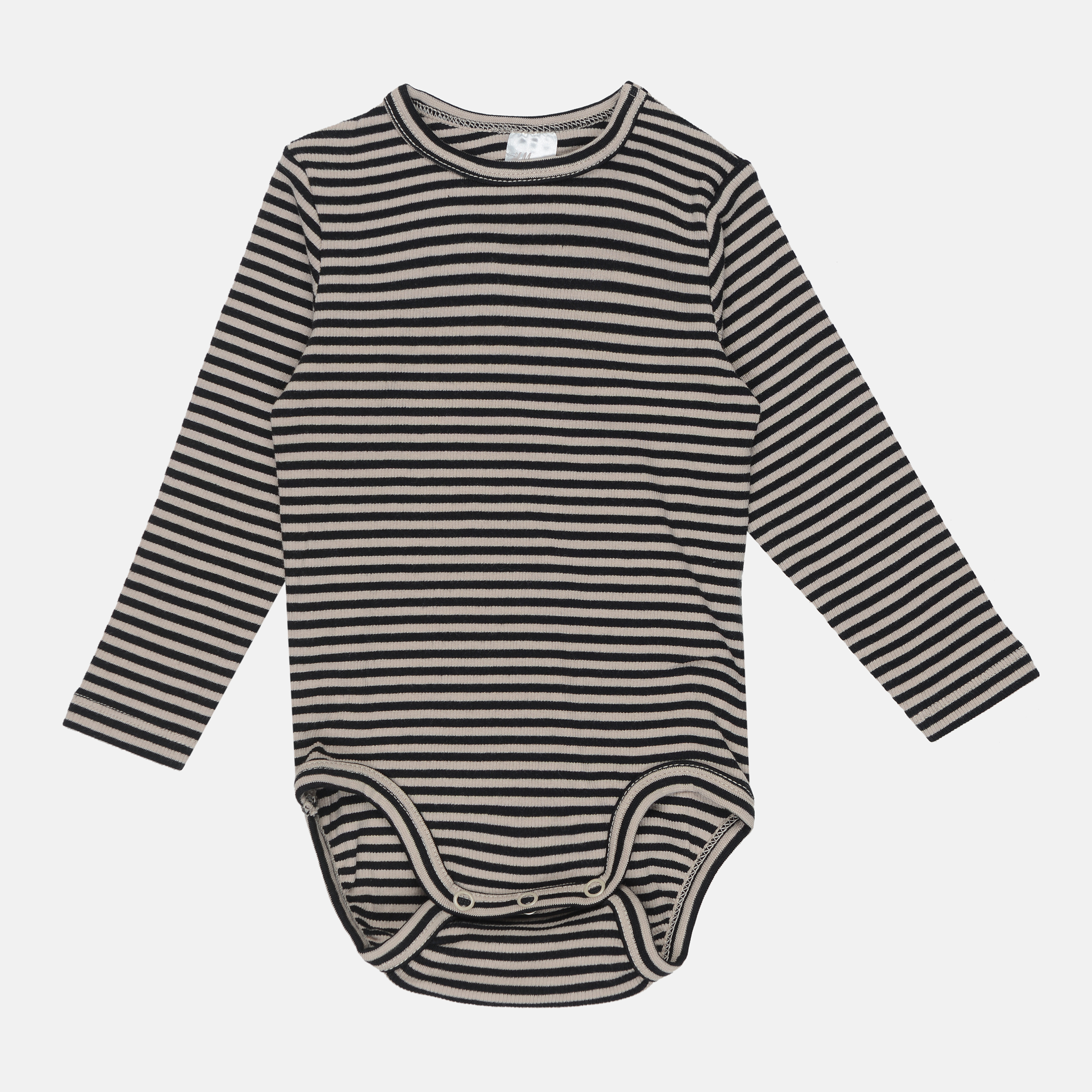 

Боди H&M 2803-9148922 74 см Бежево-черное в полоку