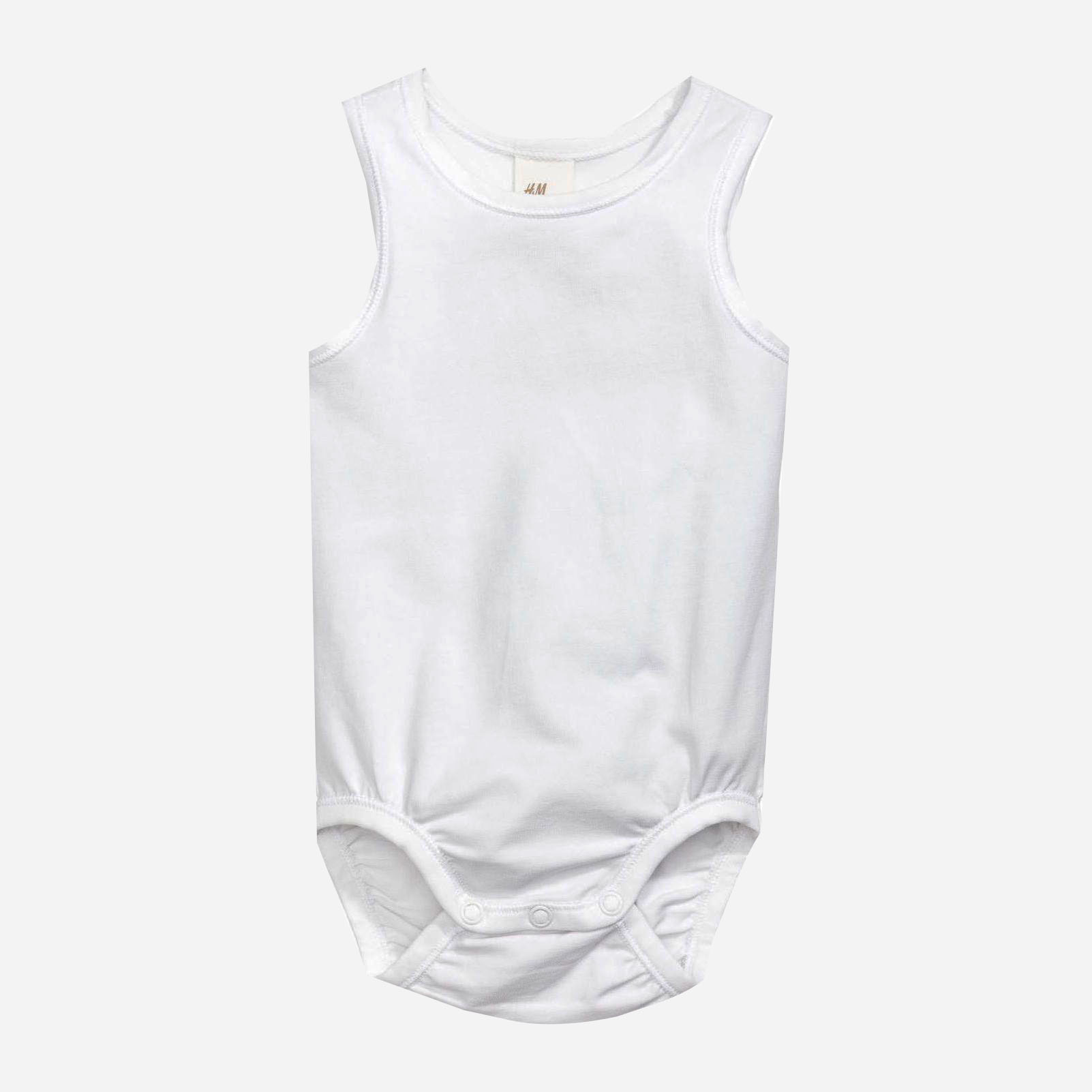 

Боди-майка H&M HOM91680 74 см Белая