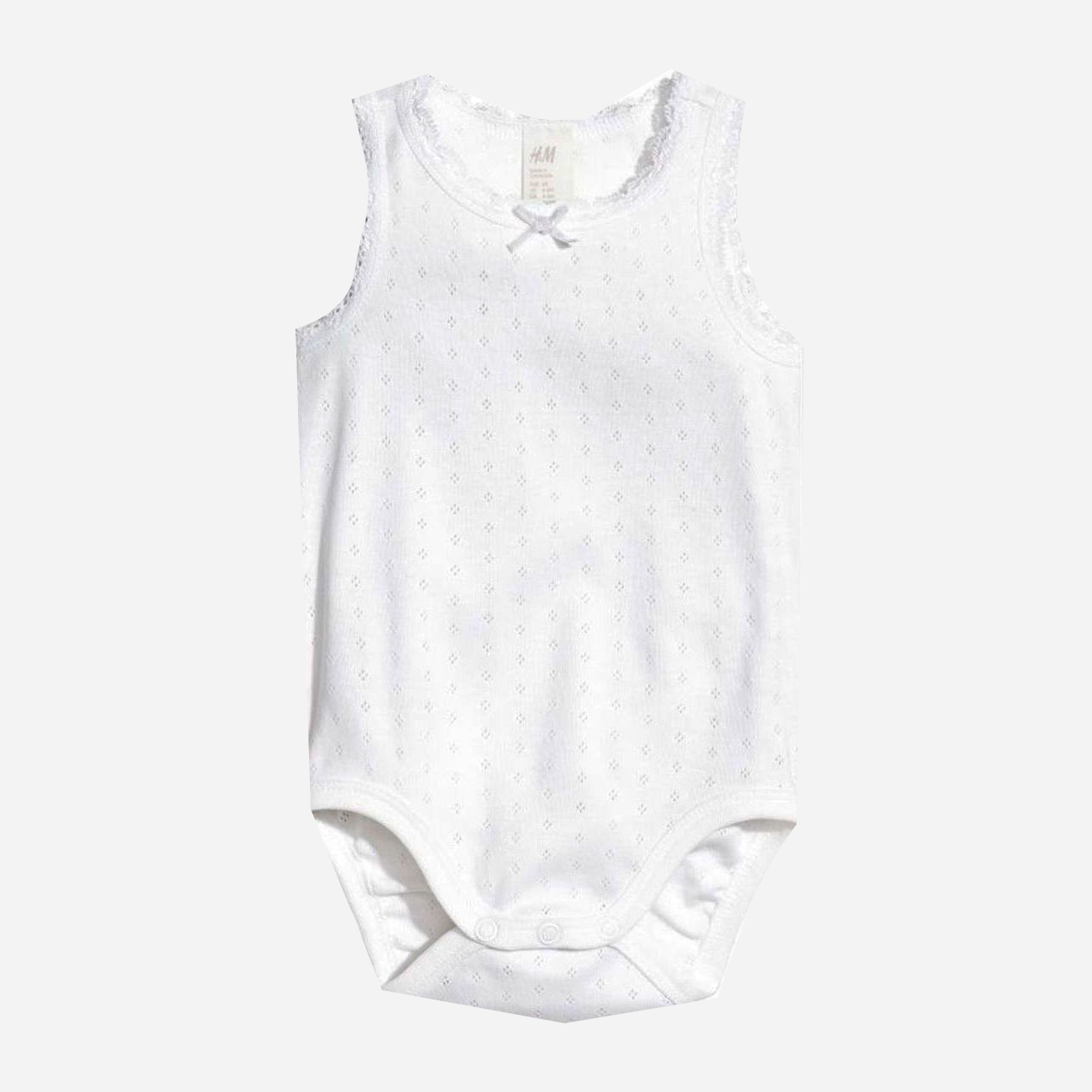 

Боди-майка H&M HOM92554 92 см Белая