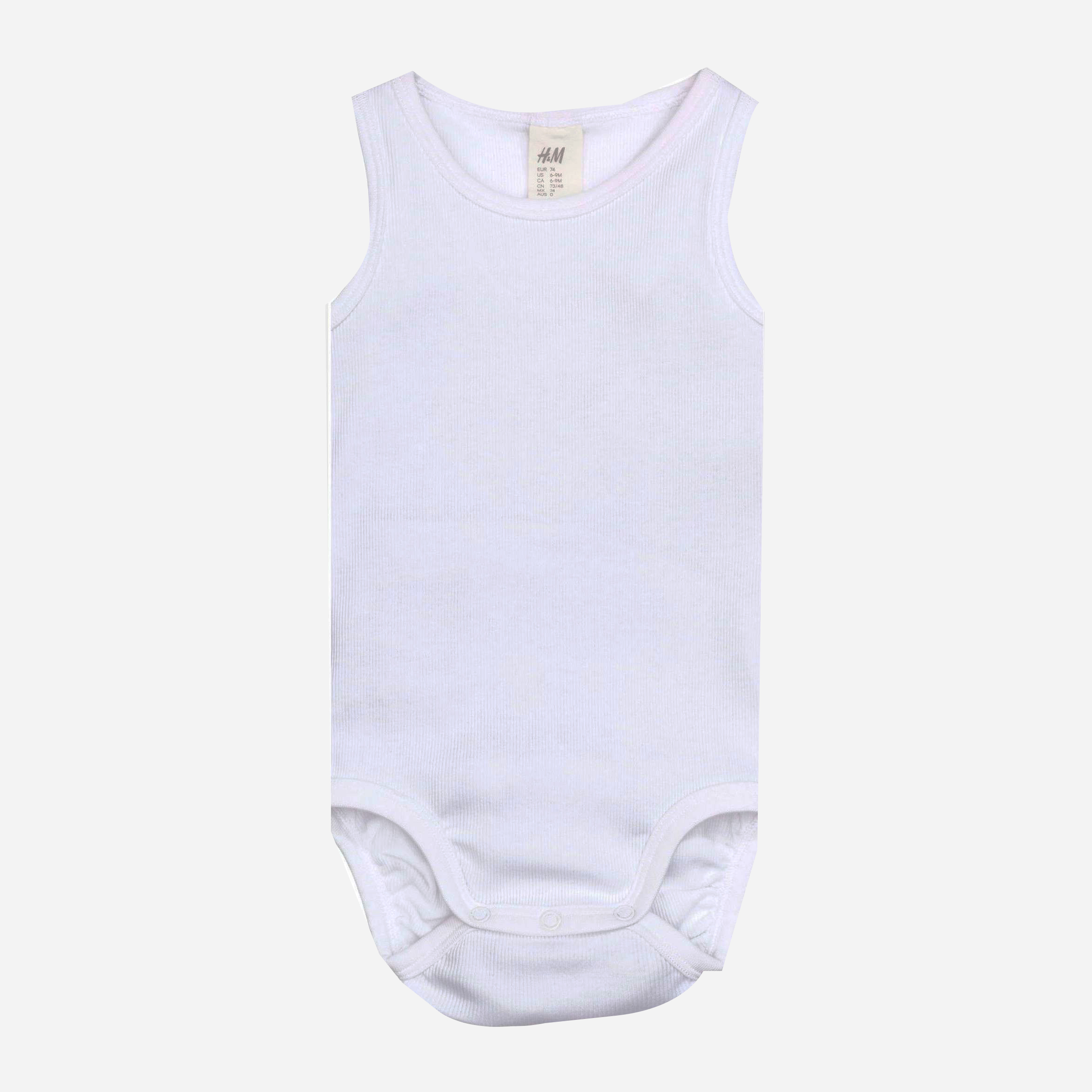 

Боди-майка H&M HOM92514 80 см Белая (Er_2000000340296)