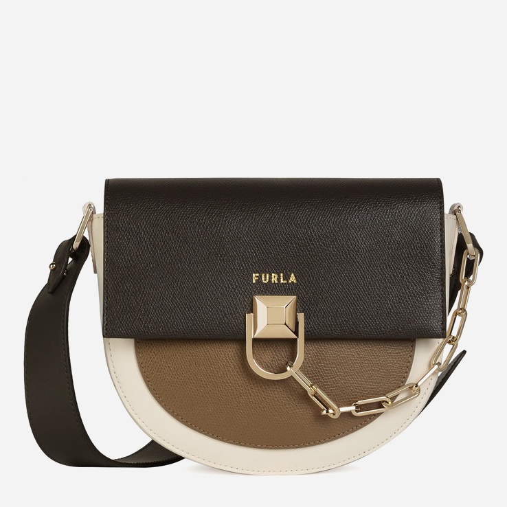 

Женская кожаная сумка Furla Miss Mimi' Mini Crossbody - Ares Комбинированная