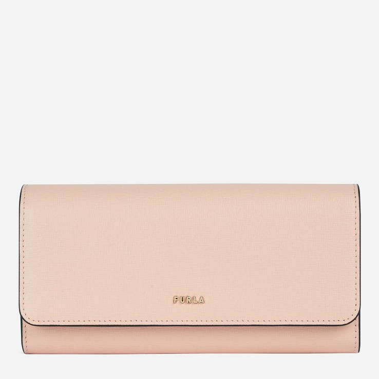 

Женский кожаный кошелек Furla Babylon Continental Wallet Slim - Saffiano Розовый