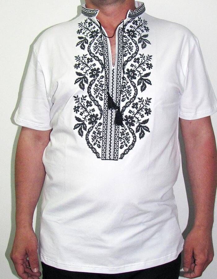 

Футболка з вишивкою Етно-Сіті Сокальська 3XL Біла (298/3XL)