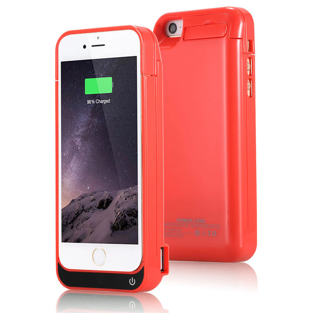 

Чехол аккумулятор iBattery для iPhone 5/5C/5s/SE 4200 mAh red