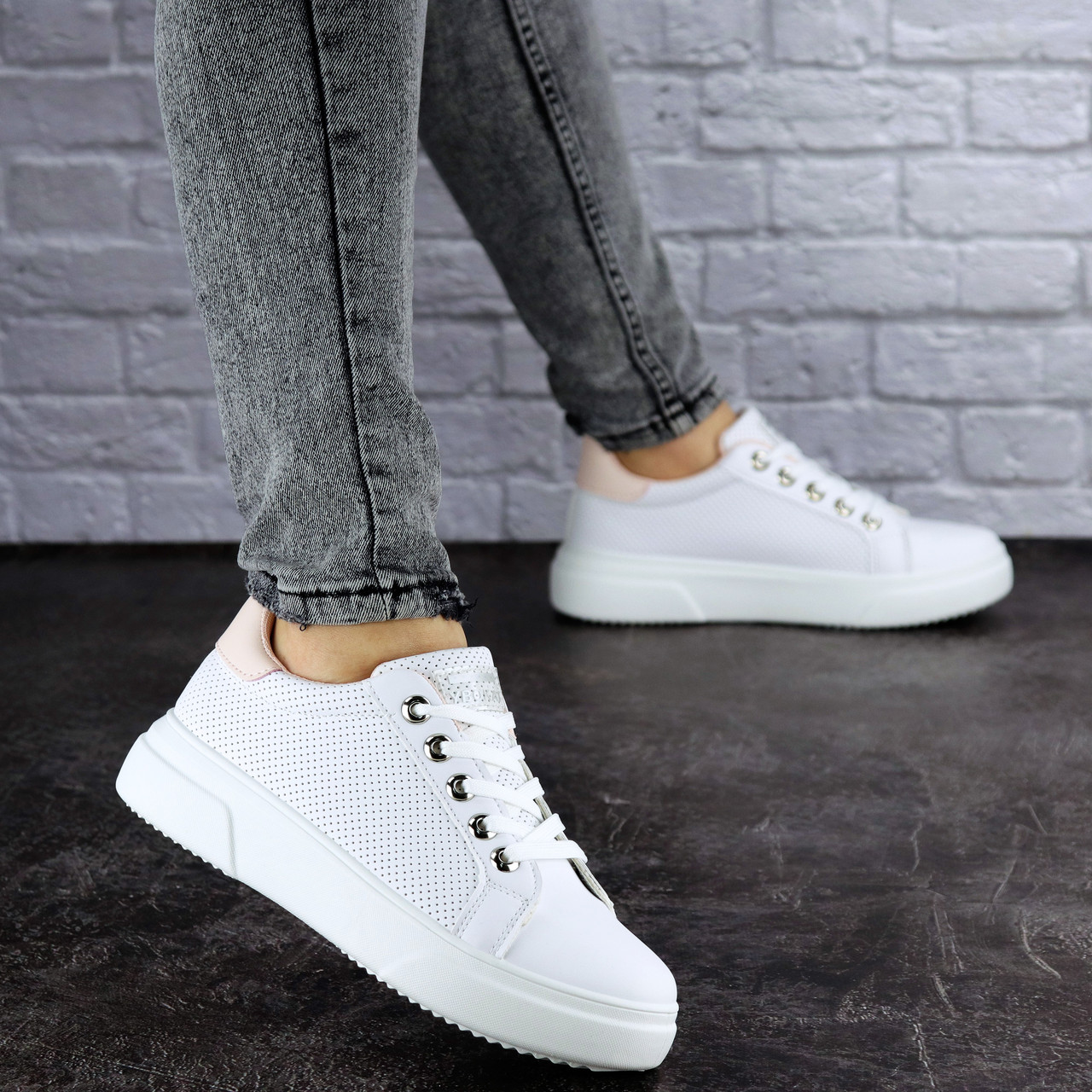 

Женские кеды Fashion Bruiser 1787 39 размер 24,5 см Белый