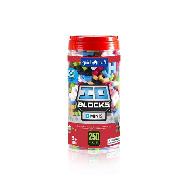 

Детский конструктор из мягкого пластика Guidecraft IO Blocks Minis, 250 деталей