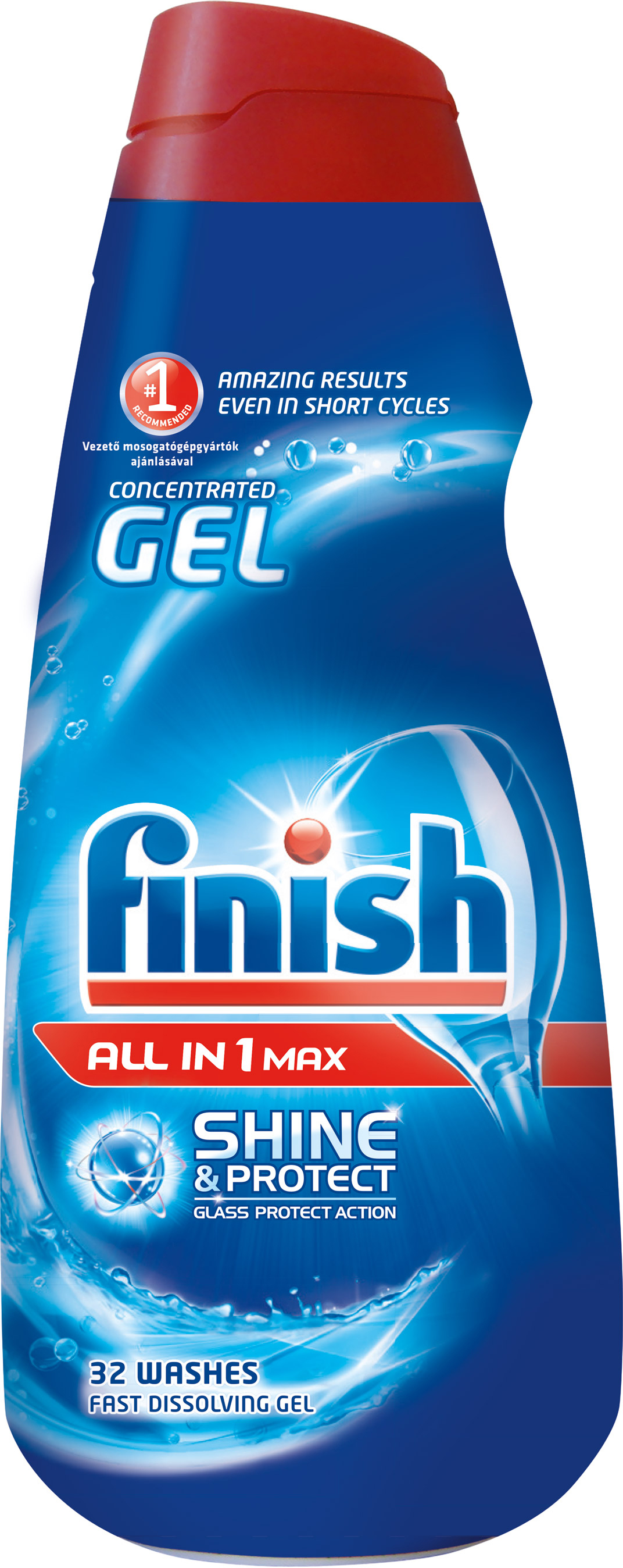 

Гель для мытья посуды в посудомоечной машине FINISH Gel All in 1 650 мл (5997321731667/5997321732824)