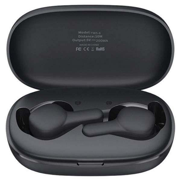 

Беспроводные Bluetooth наушники Remax TWS-6 Black