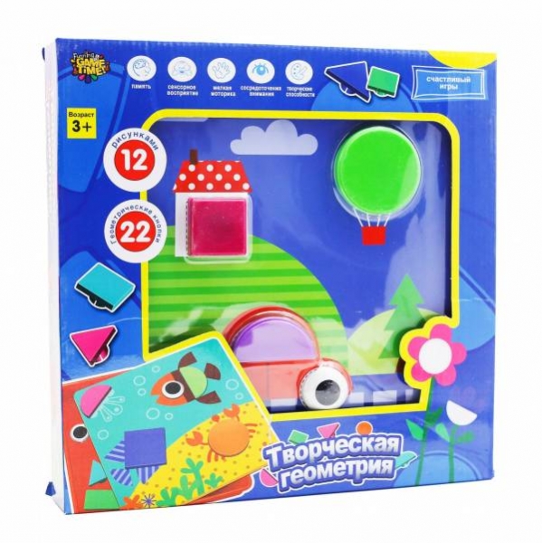 

Мозаика для самых маленьких Творческая геометрия, ActivePlay, YG787-7
