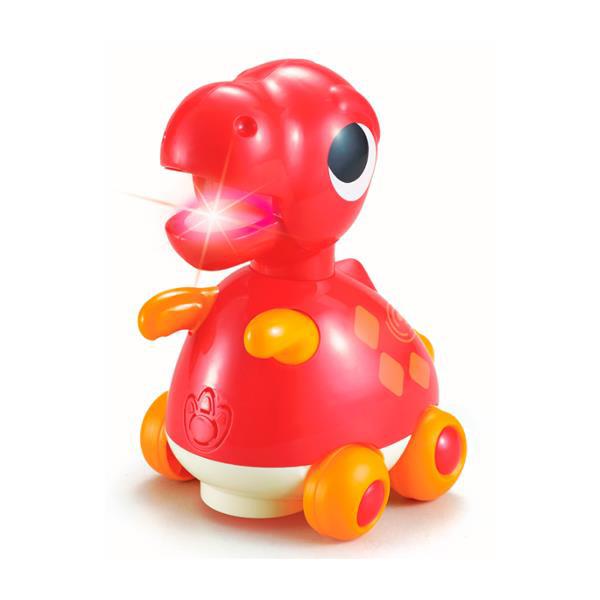

Детская игрушка каталка музыкальная на батарейках Тираннозавр Hola Toys