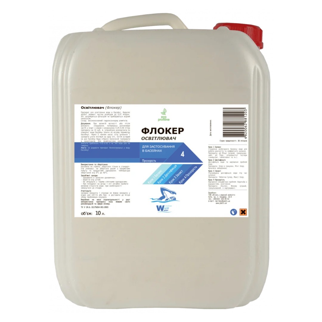 

Флокер (коагулянт) Window World Water жидкий для бассейна 10 л
