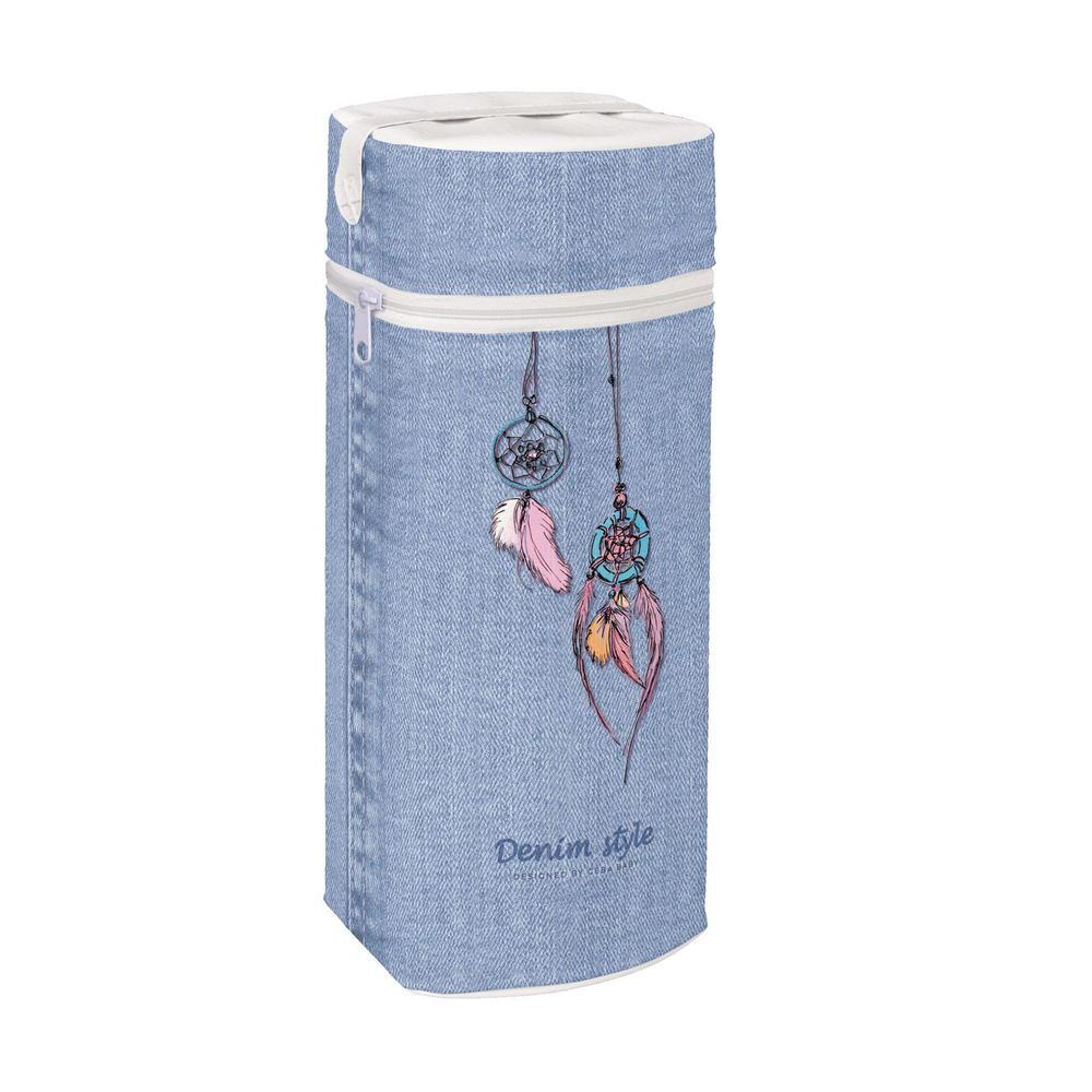 

Термоупаковка для бутылочки с пенопласта Cebababy Jumbo Denim Style, Catcher blue голубой